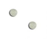 Brinco de bolinha folheado a prata - BS0633 P