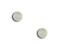 Brinco de bolinha folheado a prata - BS0633 P