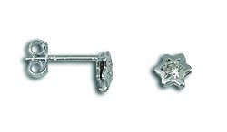Brinco com pedra de strass - BS1147 S